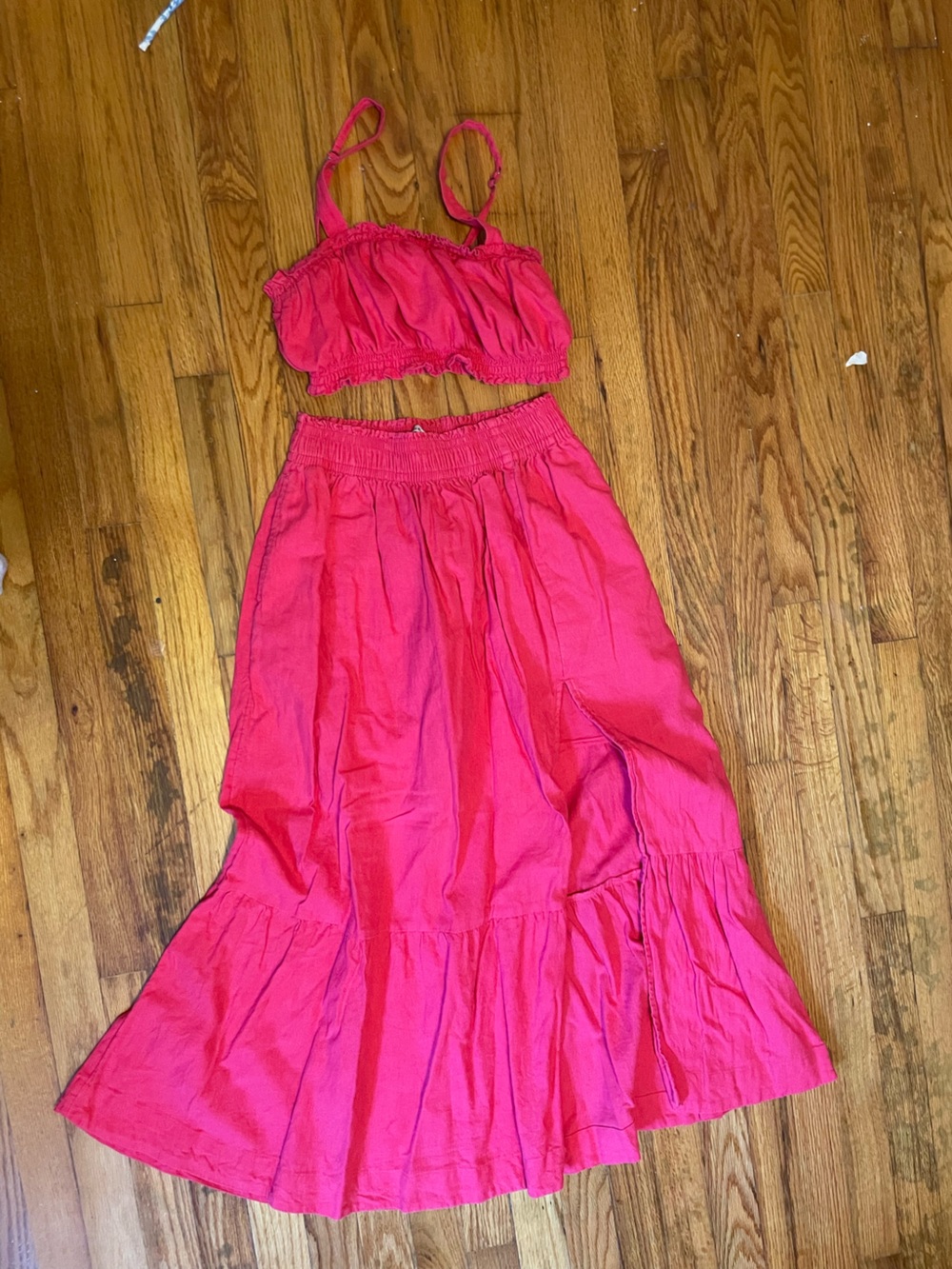 Abercrombie & Fitch Pink Two-Piece Skirt Set